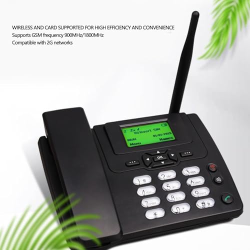 Téléphone de bureau 2G portable pour le télétravail à la campagne avec SIM