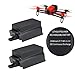 Dowwnel 11.1V Drone Battery Pack 2500mAh High Capacity Rechargeable for Parrot Bebop Drone 3.0 Quadcopter - Extended Flight Time 2-Pack
