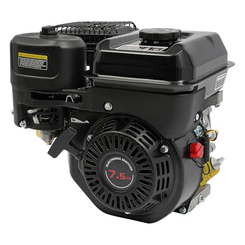 4-Takt 7,5 PS Benzinmotor, Standmotor, Industriemotor, Kartmotor, Go Kart Motor, Ersatzmotor Motor Antriebsmotor Schwerlastmotor, Luftkühlung, für Go-Karts