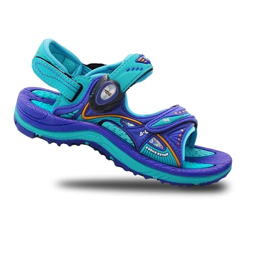 Image of Gold Pigeon Shoes Easy SNAP LOCK Outdoor Water Kids Toddler Sandals for Girls & Boys. Everyday, Vocation, Pool, Summer, Beach Essentials.