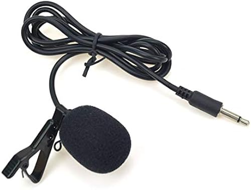 3 5 Mini Headset Mikrofon Revers Lavalier Clip Mikrofon fA r Vortragsunterricht Konferenz Studio Mikrofon Schwarz