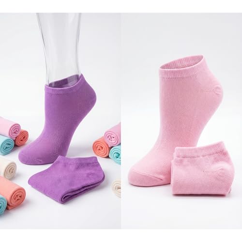 Image of Tipi Toe Women's 20 Pack Colorful Low Cut Socks - Lightweight, Breathable Design for All-Day Comfort Sizes 9-11 /10-13