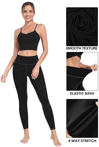 MIRITY High Waist Yoga Leggings for Women - Full Length Buttery Soft Workout Stretchy Yoga Pants Pack of 14