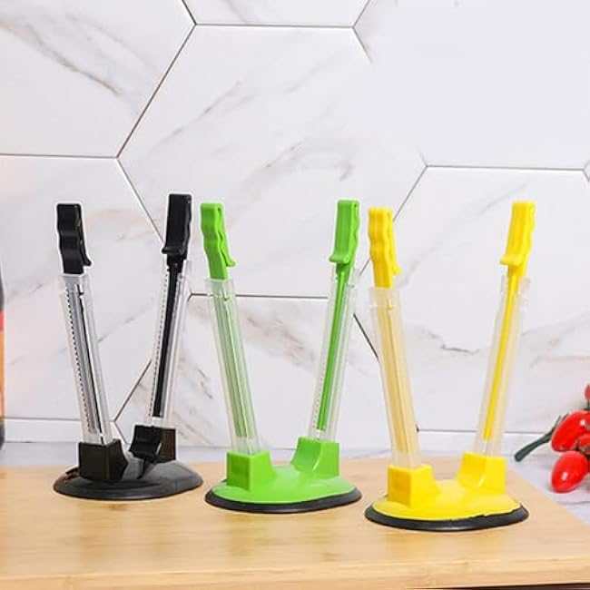 Rubber Base Freezer Bag Holder Rack Adjustable Clip for Food Storage Organiser Food Preparation Organization Tool