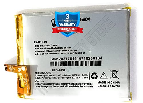 Image of THE BATTERY STORE Orignal Battery for Micromax Q380 Battery 2000 mAh Battery with 3 Months Warranty (for MICROMAX Q-380)