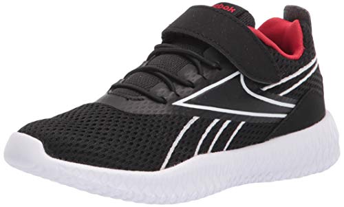 Reebok Boy's Flexagon Energy Cross Trainer, Black/Vector Red/White/Velcro Strap, 2.5 Little Kid #TOP12
