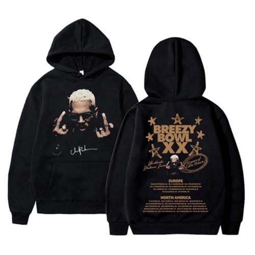 CUTTE Chris Brown Offizielle Kapuze | XX Tour Druck Unisex | Retro Streetwear Sweatshirt Für Herren & Damen (schwarz,XXL) für 23,10 EUR bei amazon.de Bild: CUTTE Chris Brown Offizielle Kapuze | XX Tour Druck Unisex | Retro Streetwear Sweatshirt Für Herren & Damen (schwarz,XXL) für 23,10 EUR bei amazon.de