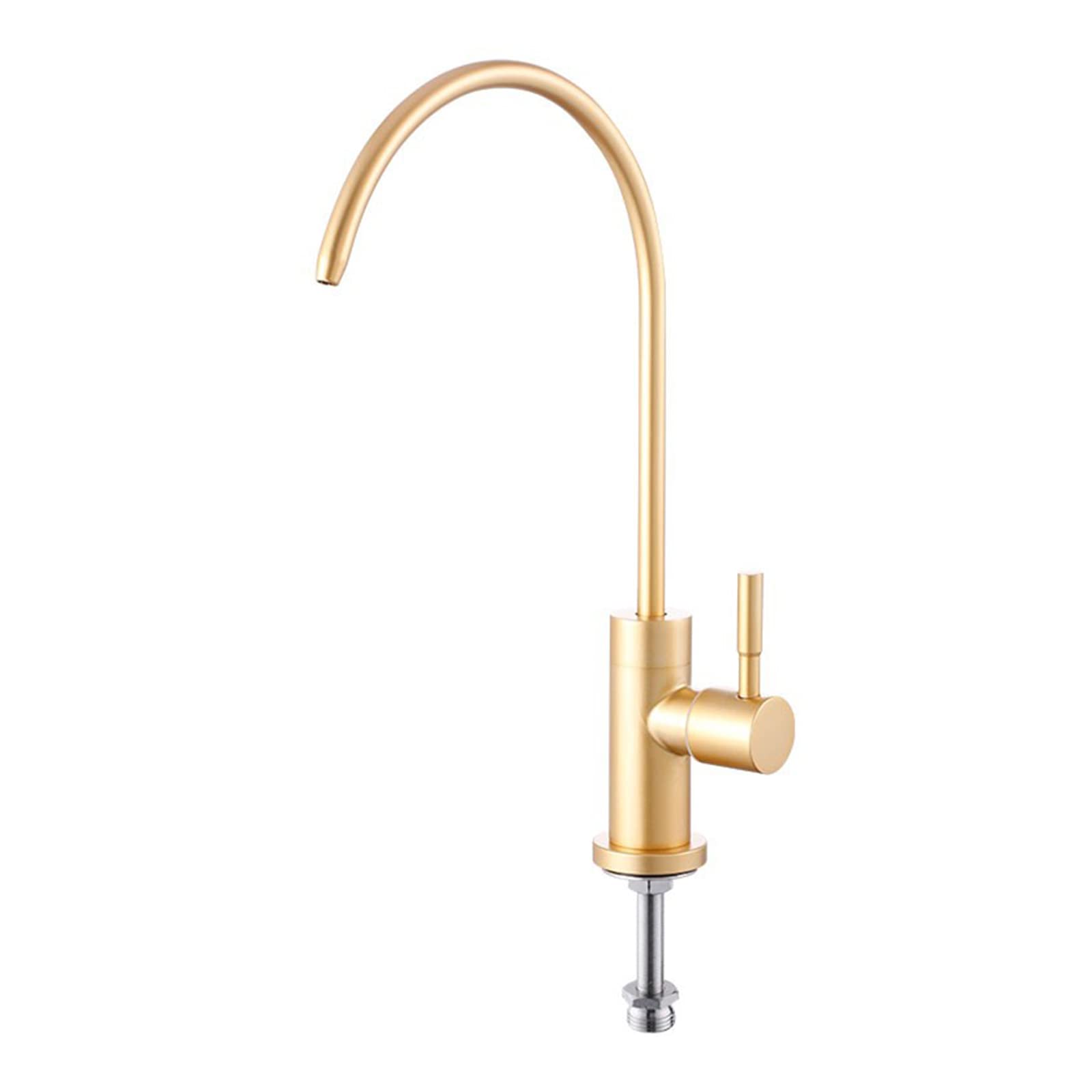 WDSOPK Kitchen Drinking Water Tap Gold Stainless Steel Only Cold Water Water Filter Tap-C (A A)