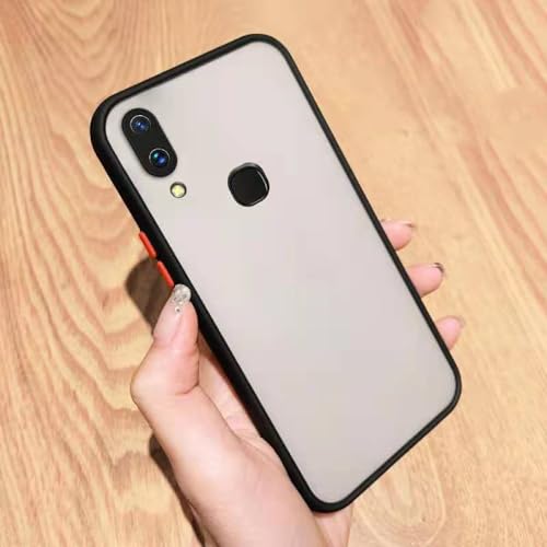 Protector de cámara Funda con sensación de Piel a Prueba de Golpes para Samsung Galaxy A10S A10 A20 A20S A30 A30S A50 A50S A70 A21S Fundas, Negro, para Samsung A50S