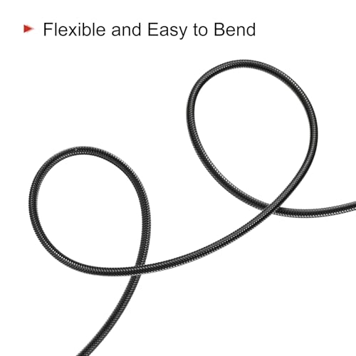 MECCANIXITY Cable AUX 3.5mm Nylon Trenzado 4.9 ft Negro miniatura 4