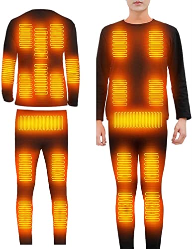 Ropa Interior térmica, Conjunto de Ropa Interior cálida y Suave para el Invierno (batería no incluida)