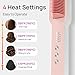 Aniekin 3 in 1 Steam Hair Straightener Brush, 4 Temp Settings & Steam Reduces Damage, Nourishes Hair, and Expedites Straightening, Dual Voltage, Professional Styling Tools