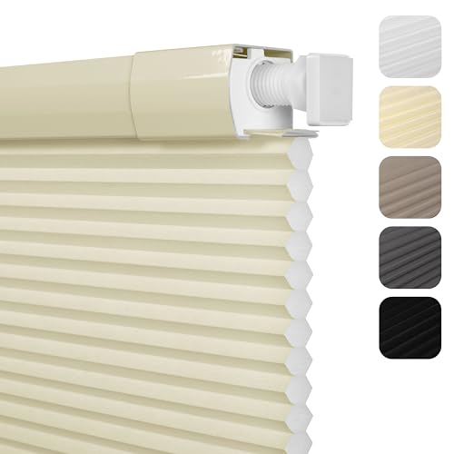 Cordless Cellular Shades for Windows Beige 30x56