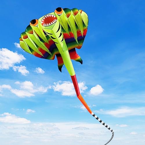 Kites for Adults Giant 41ft Stingray Kite for Adults and Kids Large & Beach Kite with Reel, for Outdoor Fun