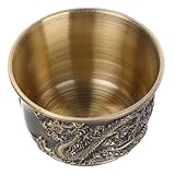 Design: la tazza da tè in bronzo aggiunge un tocco di e raffinatezza a qualsiasi servizio da tè, tazze da tè antiche, tazze da tè cinesi