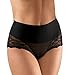Produktbild Moltico Bauchweg Unterwäsche Damen Miederslip mit Bauch-Weg-Effekt Shapewear Stark Formend Miederhose Slip Hochzeitsdessous Große Größen von Babell (M, Schwarz)