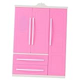 Armoire de poupée - fabriquée dans un matériau de qualité, sans danger, sûr, pas facile à casser, , mini armoire de poupée