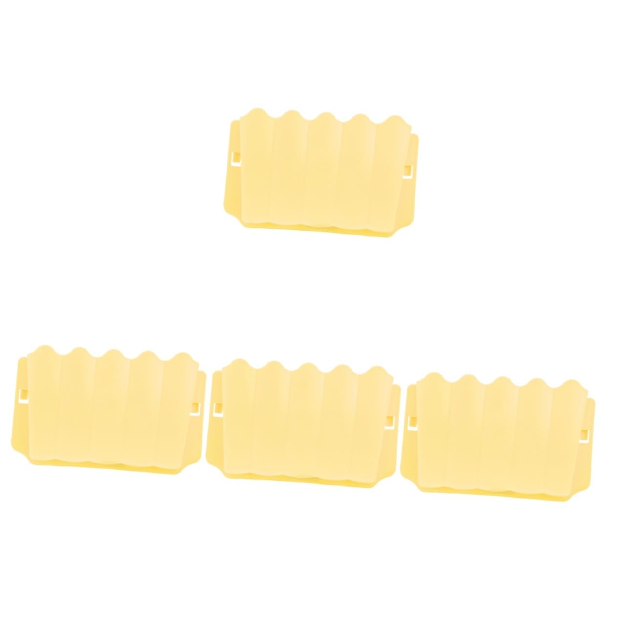 DOITOOL 4pièces Bac De Nourriture pour Rongeurs Bol De Nourriture Résistant pour Hamsters Chinchillas Et Lapins Accessoire Pratique pour Cage Petits Animaux
