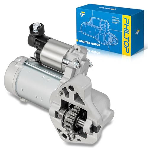 Image of PHILTOP 19182N New Starter 1.2KW Compatible with 2013-2018 Acura RDX | Starter 1.2KW for 2013-2018 RDX, 2010-2013 MDX, 2011-2013 Odyssey 3.5L, 2010-2013 ZDX, 2011-2012 RL Automotive Starter