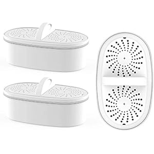 Waterdrop WD-PF-01A Plus Replacement Filters for All Waterdrop Pitcher Filtration System, Reduces PFAS, PFOA/PFOS, Chlorine, Last Up to 3 Months or 200 Gallons (Pack of 3)