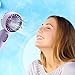 Rossesay 12 Pack Mini Portable Handheld Fan Bulk for Travel 3 Speeds, Rechargeable USB Battery Operated, Small Personal Eyelash Fans for Women Men Indoor Outdoor(Pink Blue Purple,Classic Style)