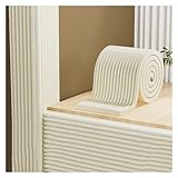 Bandes de sécurité en mousse, bande anti-collision pour enfants de 1,2 cm d'épaions de table auto-adhésives, coins de coussin de pare-chocs (couleur : blanc cassé, taille : 20 m/65,61 pieds)