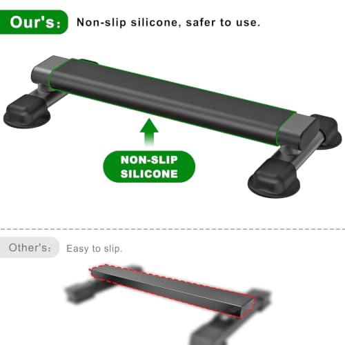 Image of Steel Calf Raise Bar, Calf Raise Block with Anti Slip Platform