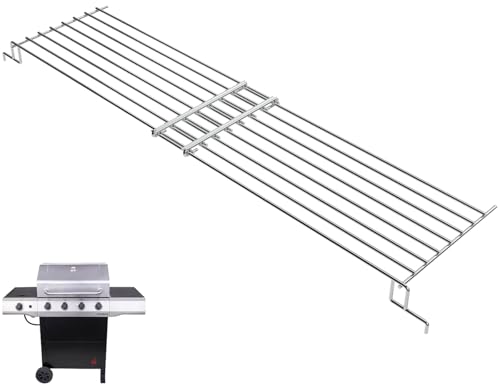 WEBROIL Grill Warming Rack for Charbroil Performance Series 463458021 463732623 463365021 463354021 463352521 463448021 Gas Grill,Stainless Steel Adjustable Grid for Charbroil 3/4/5 Burner Grill Parts