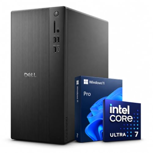 Image of Dell ECT1250 Tower, Intel Ultra 7 265F, 8TB SSD, 64GB RAM, RTX 5060 8GB | NEXVANT Upgraded Ai Computer, Wi-Fi 6, Keyboard and Mouse, 1 Year NEXVANT Warranty, Windows 11 Pro