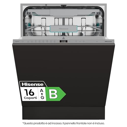 Hisense HV16B, Lavastoviglie integrata, Classe B, 16 Coperti,...