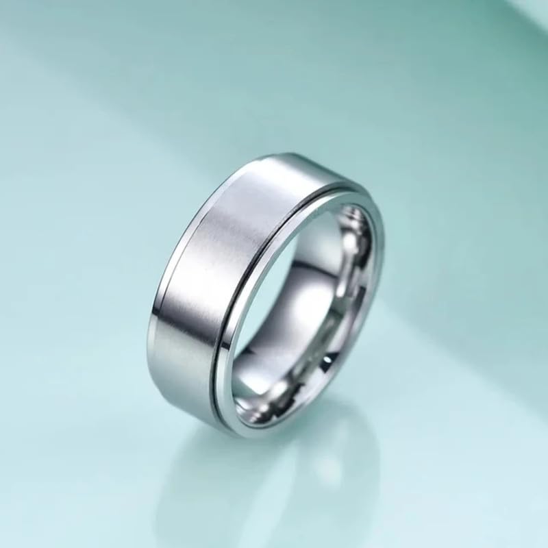 Image of SALTY ALPHA Hand Finger Ring for Men & Boys | Stainless Steel | Stylish & Minimal | Birthday Gift | Aesthetic Jewellery | Accessories for Everyday Wear | Gift for Diwali, Christmas, Marriage, Birthday