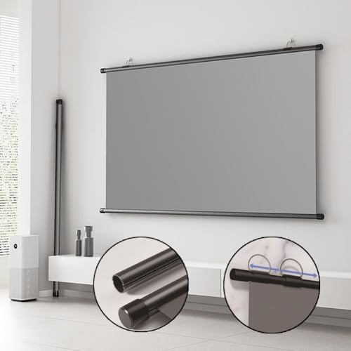 Pantalla manual retráctil 60in 16:9 para proyector miniatura 7