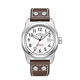 Rotary Comando | Esfera Blanca | Correa de Cuero marrón GS05470/18