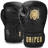 Dripex Boxhandschuhe, Boxsack Punchinghandschuhe, PU Leder Boxing Gloves, MMA Sparring Handschuhe...