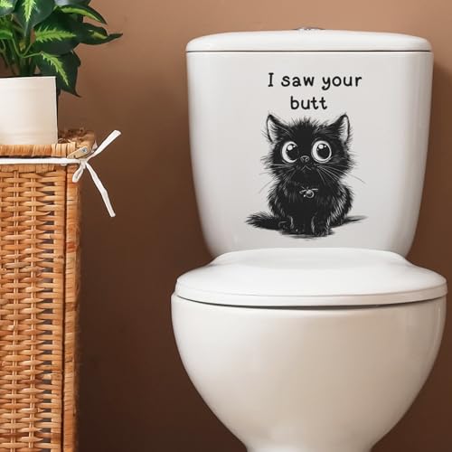 Vinilo Decorativo Gato Negro Achang para Pared Infantil miniatura 6
