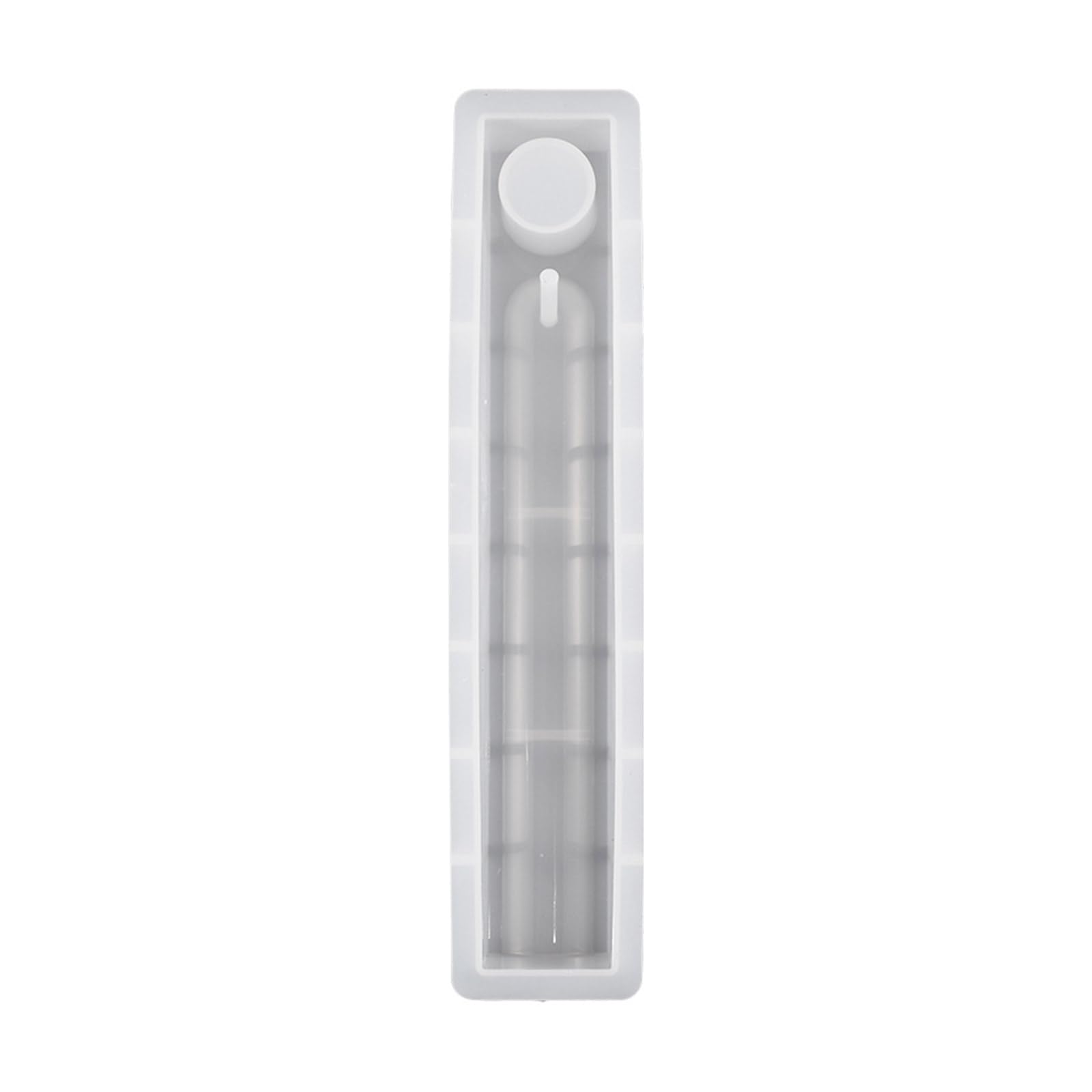 NEWFT Rectangular Candle Holder Candlestick Silicone Mold for Resin Casting Crafts Cement Home Decorations