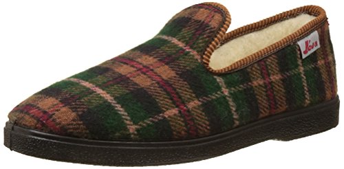 Rondinaud JEVA-251-N-BOITE, Zapatillas de Estar por casa para Hombre, Beige (Bronze), 46 EU