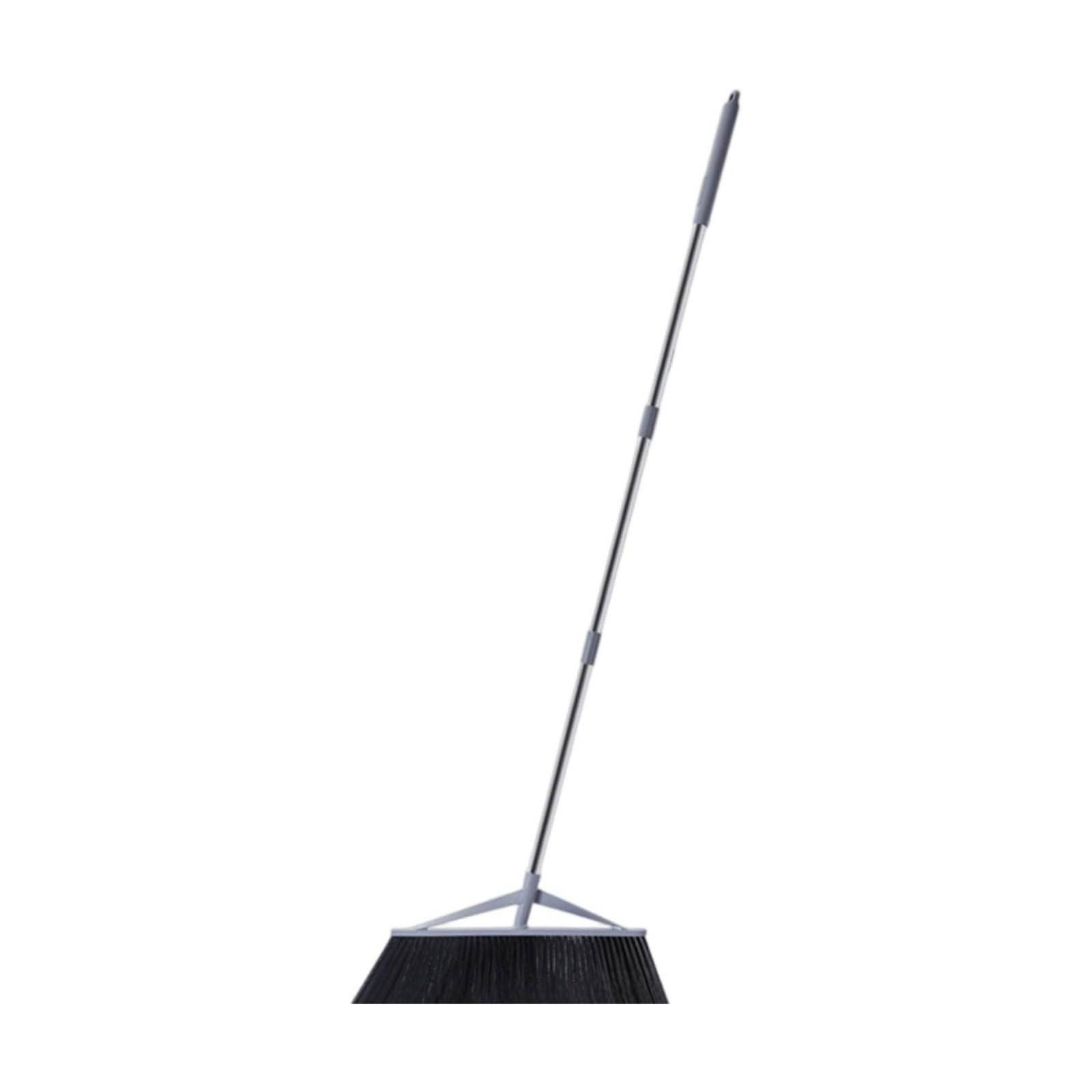 F Fityle Escoba Exterior Escoba Dura Cepillo de Patio de Suelo Construcción Fuerte con Cerdas Rígidas y Cabeza de 55cm Barrido Estable y