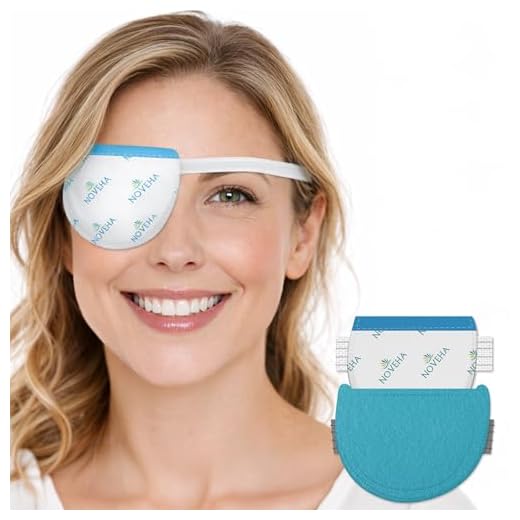 NOVEHA EXPRESS Warm Compress Individual Eye Mask | Moist Hot Technology For Sensitive Dry Eyes - Relieves Stye & Pink Eye - Reusable Heat Water Treatment for Irritated Eyes and Eyelid Lumps