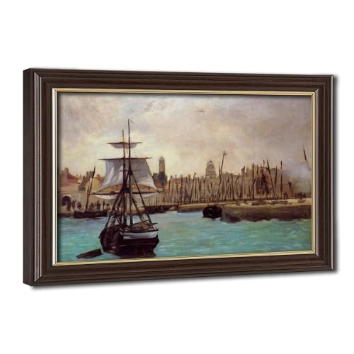 Impressions sur toile Manet Port de Bordeaux - Solution déco murale bureau vide