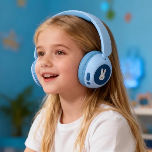 Auriculares Bluetooth para niños el regalo escolar perfecto con luces LED verde 5