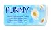 Produktbild Funny AG-014 Toilettenpapier, 3-lagig, 250 Blatt, 9,5 cm x 11 cm, weiß, Einzelpackung mit 8 Rollen