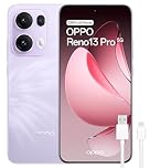 Oppo Reno13 Pro 5G Smartphone sbloccato IA, 12 GB di RAM + 512 GB, display AMOLED 6,83" a 120 Hz, fotocamera 50 MP, teleobiettivo 3,5x, batteria 5.800 mAh, ricarica da 80 W, versione spagnola, viola