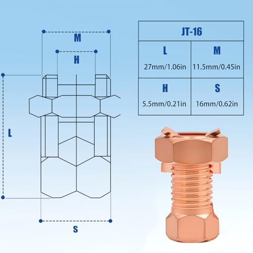 electric fence split bolt connectors - high strength brass ground clamp for ground wire amp electric fence installation 20 pack