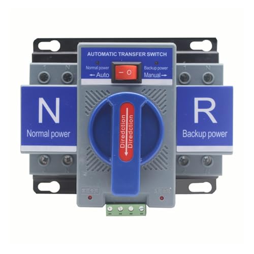 Interrupteur de transfert automatique 2P 40A double puissance 220V mini