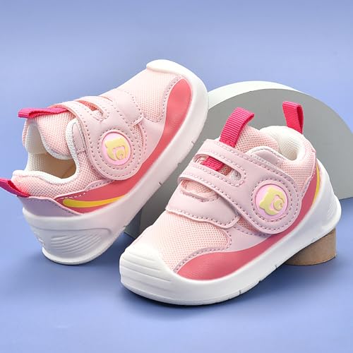 SOFMUO Baby Shoes Trainers Infant Girls Boys Breathable Outdoor Sneakers Toddler First Walkers Little Kids Tennis Walking Shoe 1-4 Years2