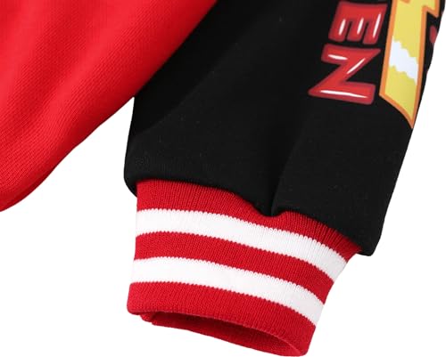 Disney Marvel Spider Man Bomber Jacket Toy Story Cars Mcqueen Varsity Cardigan Lightweight Coat Snap Button Sweatshirts 2-13Y4