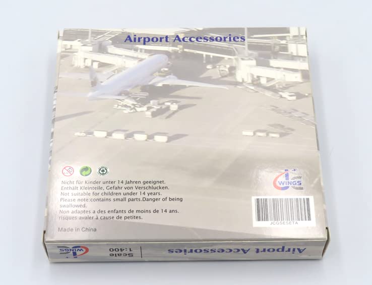 JC Wings Airport Accessories 20 PCS 1/400 ABS GSE Pre-Built Model