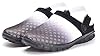 Men's Clogs Women's Summer Slippers Slip On Garden Shoes Lightweight Mules,Black White,UK9/CN43 #5