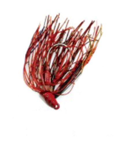 Mann's Bait Company Stone Jig Fishing Lure (Pack of 1), 1/4-Ounce, Hot Craw